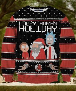 Happy Human Holiday Ugly Christmas Sweater Perfect Holiday Gift