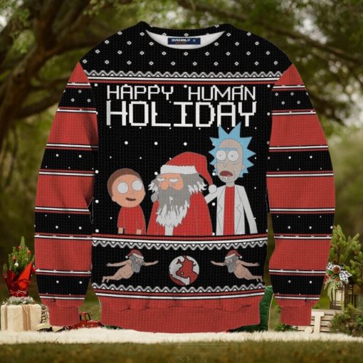 Happy Human Holiday Ugly Christmas Sweater Perfect Holiday Gift