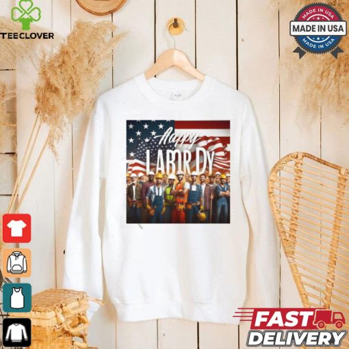 Happy Labor Day 2024 U.S Flag Shirt