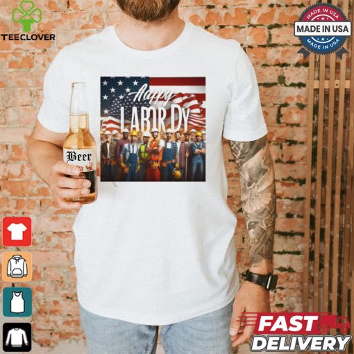 Happy Labor Day 2024 U.S Flag Shirt