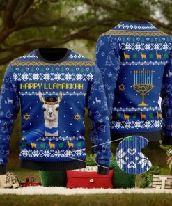 Happy Llamakkah Ugly Christmas Sweater Funny Gift For Men And Women Family Holidays