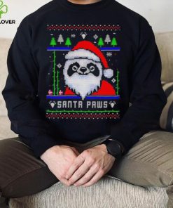 Happy Merry Christmas Panda Santa paws ugly gift hoodie, sweater, longsleeve, shirt v-neck, t-shirt