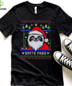 Happy Merry Christmas Panda Santa paws ugly gift hoodie, sweater, longsleeve, shirt v-neck, t-shirt