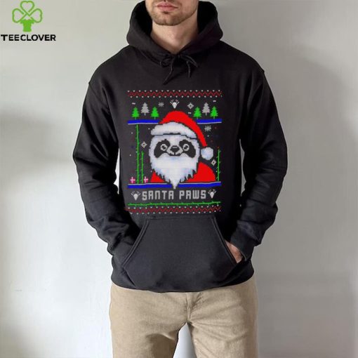 Happy Merry Christmas Panda Santa paws ugly gift hoodie, sweater, longsleeve, shirt v-neck, t-shirt