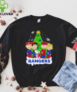 Happy Merry Christmas Peanuts Christmas tree Texas Rangers football logo gift hoodie, sweater, longsleeve, shirt v-neck, t-shirt