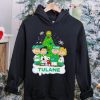 Happy Merry Christmas Peanuts Christmas tree Tulane Green Wave football logo gift hoodie, sweater, longsleeve, shirt v-neck, t-shirt