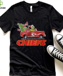 Happy Merry Christmas Snoopy drive a car Kansas City Chiefs hoodie, sweater, longsleeve, shirt v-neck, t-shirt