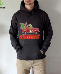 Happy Merry Christmas Snoopy drive a car Kansas City Chiefs hoodie, sweater, longsleeve, shirt v-neck, t-shirt