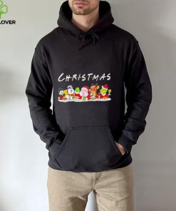 Happy Merry Christmas cartoon characters funny gift hoodie, sweater, longsleeve, shirt v-neck, t-shirt