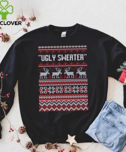 Happy Merry Christmas deers ugly sweater funny hoodie, sweater, longsleeve, shirt v-neck, t-shirt