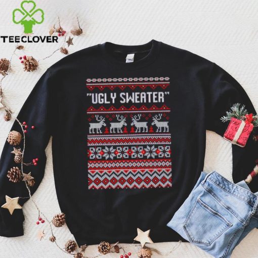 Happy Merry Christmas deers ugly sweater funny hoodie, sweater, longsleeve, shirt v-neck, t-shirt