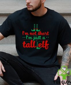 Happy Merry Christmas i’m not short i’m just a tall elf gift hoodie, sweater, longsleeve, shirt v-neck, t-shirt