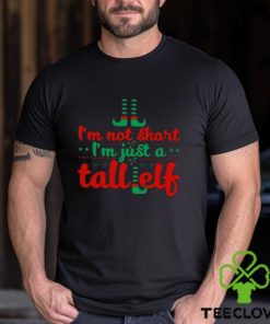 Happy Merry Christmas i’m not short i’m just a tall elf gift hoodie, sweater, longsleeve, shirt v-neck, t-shirt