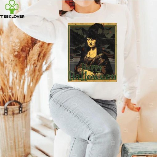 Happy Monalisa Halloween T Shirt