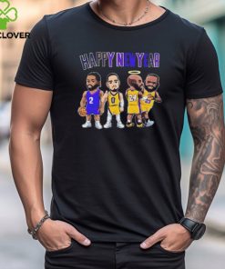 Happy New Year Chibi NBA Legend Kobe Bryant and James 2024 shirt