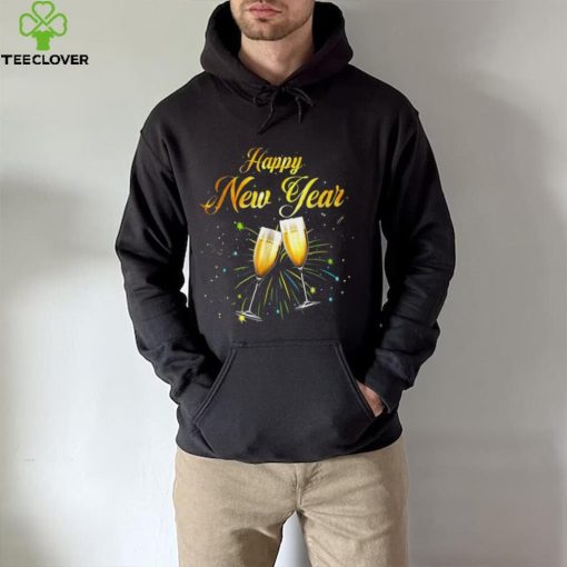 Happy New Year Nye Party Funny New Years Eve Confetti T Shirt Hoodie