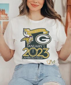 Happy New Years Packers Vs. Vikings Jan. 1 2023 Lambeau Field Gameday Shirt