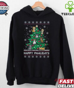 Happy Pawlidays Ugly Christmas Shirt