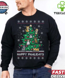 Happy Pawlidays Ugly Christmas Shirt