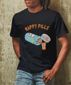 Happy Pills Funny Yorkshire Terrier Dog Lover Shirt