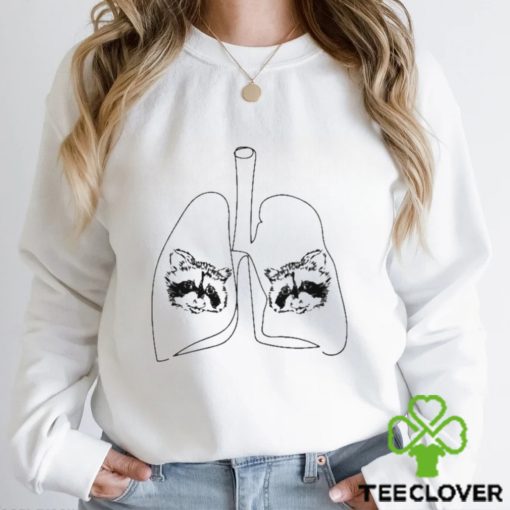 Happy Raccoon Club My Lungs Shirt