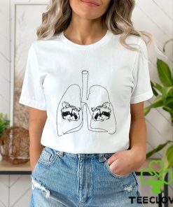 Happy Raccoon Club My Lungs Shirt