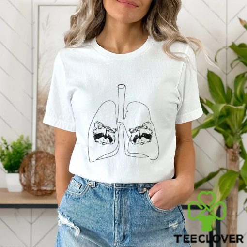 Happy Raccoon Club My Lungs Shirt