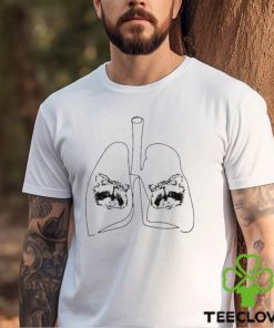 Happy Raccoon Club My Lungs Shirt