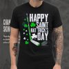 Happy Saint Hat Tricks Day Ice Hockey Puck St Patricks Day Funny Gift T Shirt