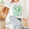 Happy Go Lucky St Patricks Day Rainbow Lucky Clover Shamrock Shirt