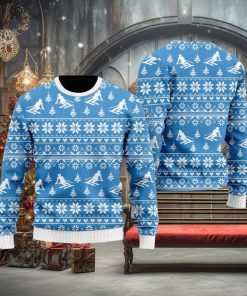 Happy Skiing Winter Sport Christmas Ugly Sweater 3D