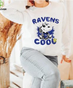 Happy Snoopy cartoon Baltimore Ravens cool logo 2024 shirt
