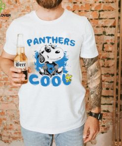 Happy Snoopy cartoon Carolina Panthers cool logo 2024 shirt