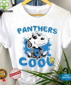 Happy Snoopy cartoon Carolina Panthers cool logo 2024 shirt