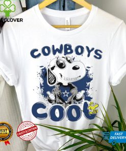 Happy Snoopy cartoon Dallas Cowboys cool logo 2024 shirt