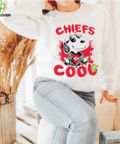 Happy Snoopy cartoon Kansas City Chiefs cool logo 2024 shirt