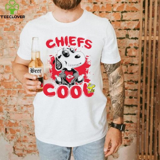 Happy Snoopy cartoon Kansas City Chiefs cool logo 2024 shirt