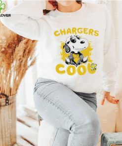 Happy Snoopy cartoon Los Angeles Chargers cool logo 2024 shirt