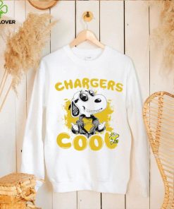Happy Snoopy cartoon Los Angeles Chargers cool logo 2024 shirt