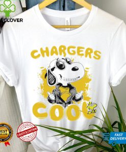 Happy Snoopy cartoon Los Angeles Chargers cool logo 2024 shirt