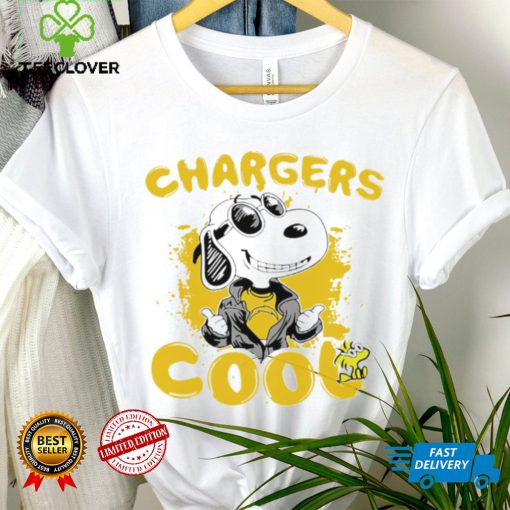 Happy Snoopy cartoon Los Angeles Chargers cool logo 2024 shirt