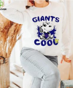 Happy Snoopy cartoon New York Giants cool logo 2024 shirt