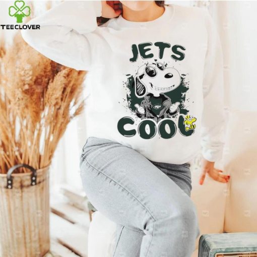 Happy Snoopy cartoon New York Jets cool logo 2024 shirt