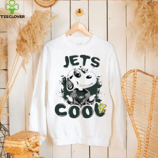 Happy Snoopy cartoon New York Jets cool logo 2024 shirt
