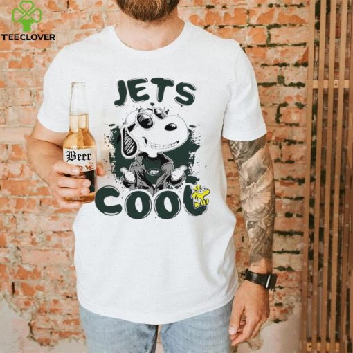Happy Snoopy cartoon New York Jets cool logo 2024 shirt