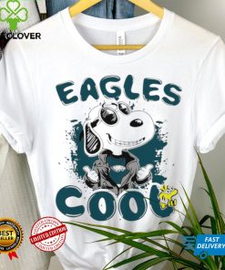 Happy Snoopy cartoon Philadelphia Eagles cool logo 2024 shirt