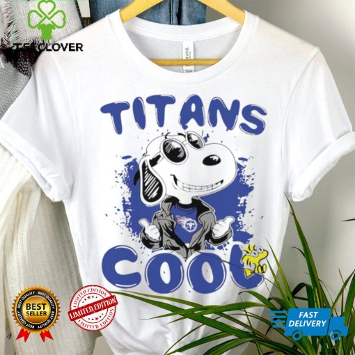 Happy Snoopy cartoon Tennessee Titans cool logo 2024 hoodie, sweater, longsleeve, shirt v-neck, t-shirt