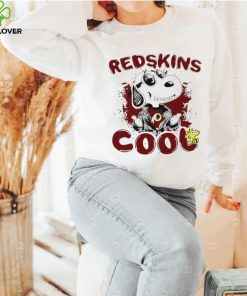 Happy Snoopy cartoon Washington Redskins cool logo 2024 shirt