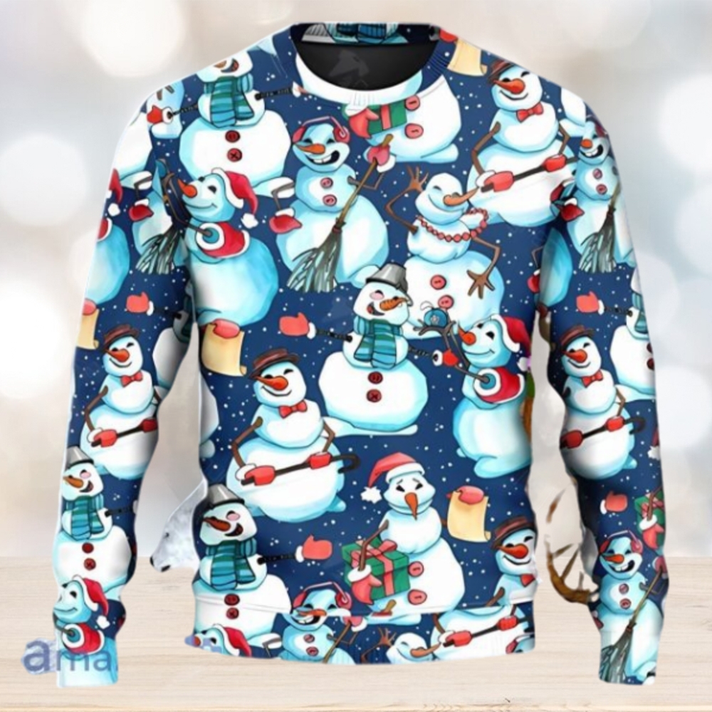 Happy Snowman Xmas Ugly Christmas Sweater Unique Gift For Men And Women Happy Snowman Xmas Ugly Christmas Sweater Unique Gift For Men And Women