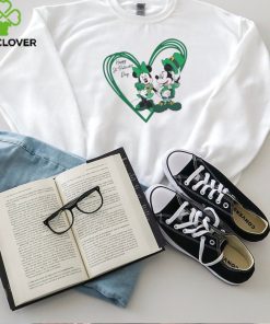 Happy St Patricks Day Mickey Minnie Heart shirt